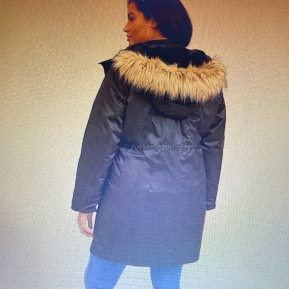 Torrid 3 in 1 Puffer Jacket Women 2X Quilted Hooded Parka Water Resistance - Picture 10 of 11